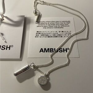 Ambush Pill Necklace Sterling Silver